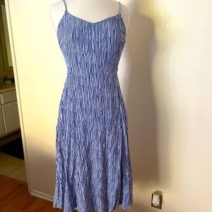 Spaghetti Strap Striped Dress💙